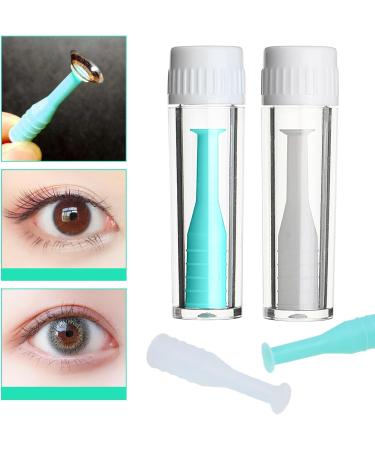 KMZ 8 Piece Contact Lens Remover Set - Portable Soft Suction Holder with Ventless Bottles for Daily Outdoor Use - Buy Online on GoSupps.com