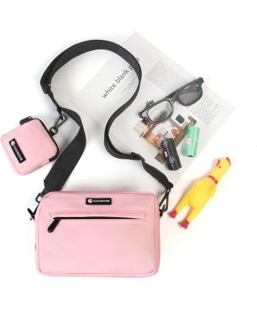 COOWONE Pink Dog Treat Bag - Ideal for Walking & Training Your Pet | Durable & Stylish - Buy Online on GoSupps.com