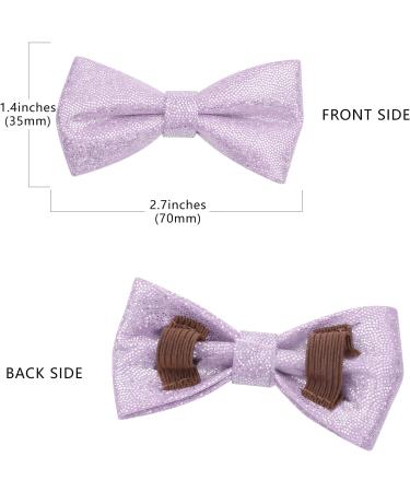 LaReine Plaid Print Breakaway Cat Collar with Bell & Bow Tie - Adjustable Safety Collar for Kittens - Purple Bling Option - Buy Online on GoSupps.com