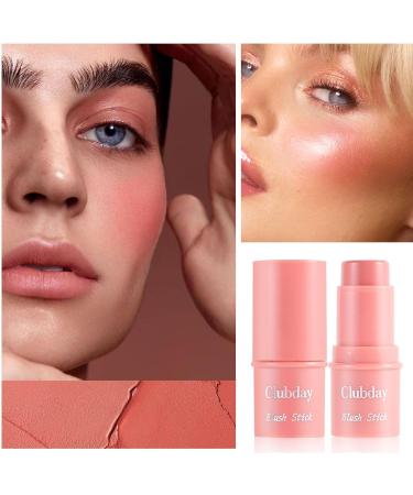 INTEROOKIE Face brightening natural three-dimensional grooming stick Q elastic jelly blush lipstick integrated makeup (6.8gX4pcs) - Buy Online on GoSupps.com