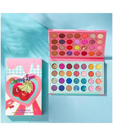 56 Colors Eyeshadow Palette - Professional Bright Glitter Makeup Palette for Long-Lasting Eye Shadow - Highly Pigmented Shimmer Metallic Shades - Colorful Matte Cosmetics Gift - Buy Online on GoSupps.com