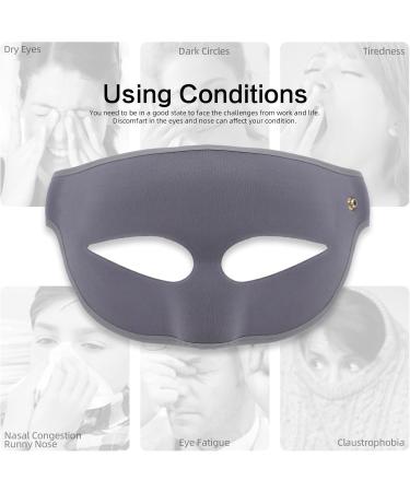 Sinus Heated Face Mask - Extra Large Eye Mask with 3 Temperature & 4 Timer Settings for Migraine Relief Eye Fatigue & Sinus Discomfort - International Shipping Available - Buy Online on GoSupps.com