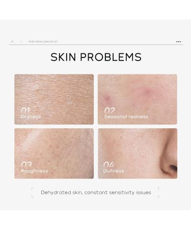 Ultimate Hyaluronic Acid Skin Care Set - Multi-Effect Moisturizing Routine for Women | Serum Cleanser Toner Eye Cream & Face Moisturizer - Buy Online on GoSupps.com