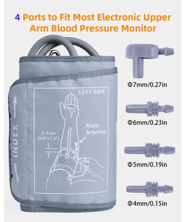 Extra Large Blood Pressure Cuff - AILE Universal 9-20.5" Comfortable Cuff for Big Arms Fits Automatic Upper Arm Monitors - Buy Online on GoSupps.com