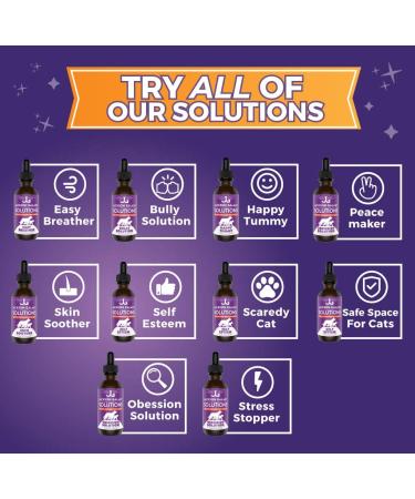 Jackson Galaxy Happy Tummy Pet Solution - Stress Relief & Toxin Cleanse - Aid for Stomach Issues - All-Natural & Reiki Infused (2 oz.) - Buy Online on GoSupps.com