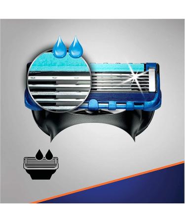Buy Gillette Fusion 5 ProGlide Razor Blades - 8 Replacement Blades with Precision Trimmer & Glide Coating - Fast International Shipping - Buy Online on GoSupps.com