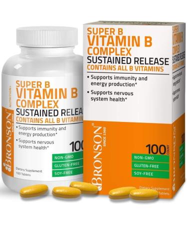Bronson Probiotic 50 Billion CFU + Prebiotic with Apple Polyphenols & Pineapple Fruit Extract + Vitamin B Complex Sustained Release - Buy Online on GoSupps.com