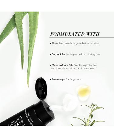 Salon Professional Deep Conditioner Mask by The Hair Shop | For All Hair Types | Ideal for Remy Human Hair Extensions & Wigs | Cruelty-Free (8 oz) - Buy Online on GoSupps.com