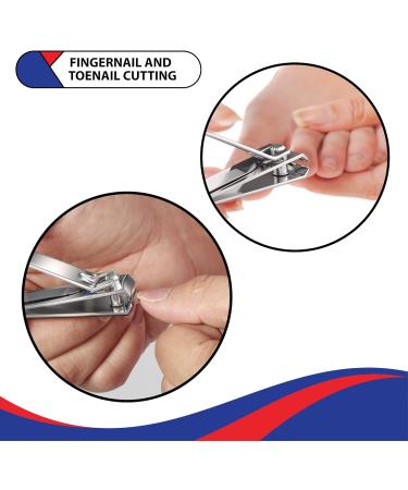 Professional Heavy Duty Toe Nail Clippers for Thick Nails - Large Cutter for Men & Women - 1 Count - Buy Online on GoSupps.com