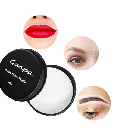 White Brow Contour Paste - 20g / 0.7oz Eyebrow Mapping & Tinting Tool for Micropigmentation - Black Box Included - Buy Online on GoSupps.com