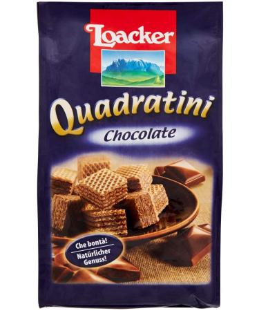 Loacker Loacker Quadratini Waffle Cubes Chocolate Chocolate 125 g (6 Pieces)