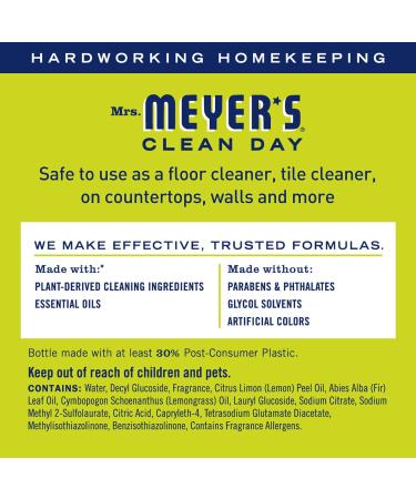 Buy Mrs. Meyer's All-Purpose Cleaner Spray & Microfiber Cloth Kit - Lemon Verbena 16 oz | International Shipping - Black Swan Distributors - Buy Online on GoSupps.com