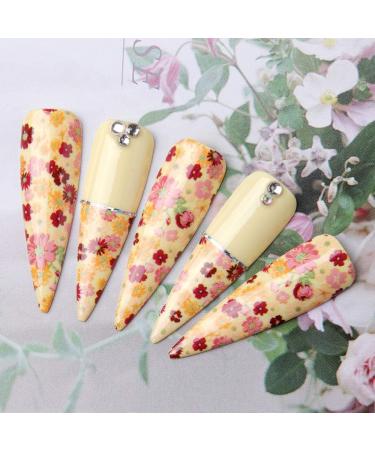 Buy Makartt Transfer Foil Nails Kit - Floral Pattern 10 Rolls for Nail Art DIY Decoration | Best Nail Foil Stickers for Creative Designs - Buy Online on GoSupps.com