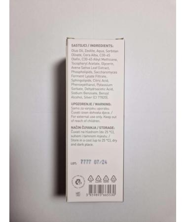 Buy DERM European Natural Skin Cream with Zeolite & Microsilver for Redness & Skin Irritation - 75ml - Natural Relief for Sensitive Skin - Buy Online on GoSupps.com