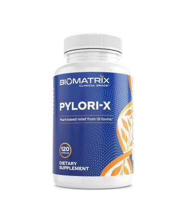 Pylori-X for H. Pylori Defense | Matula Tea Alternative w/Mastic Gum  Berberine  Zinc Carnosine  Bismuth Salts | Microbiome Balance  Digestive Relief (120 Capsules)