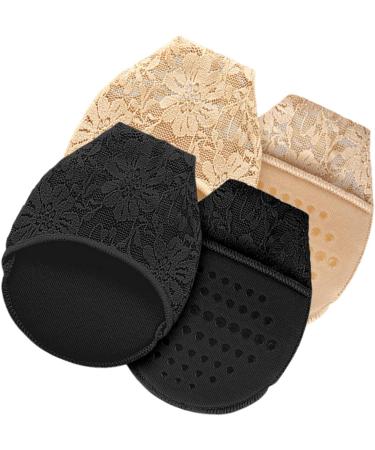 Holibanna 8 Pairs Lace Forefoot Pad Pumps High Heels for Women High Heel Liner Socks Half Forefoot Pads for Women Cotton Socks No Show Socks Floor Mat Cotton Pad Women's Non-slip - Buy Online on GoSupps.com
