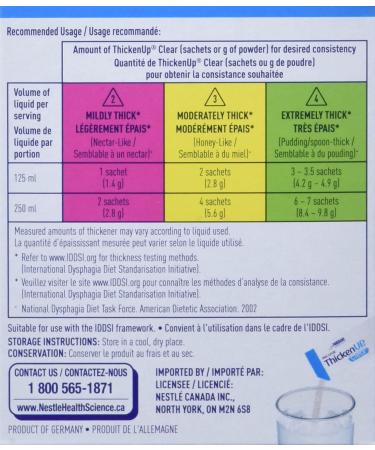 Resource Thickenup Clear Instant Food and Drink Thickener sachets 288 count - Buy Online on GoSupps.com