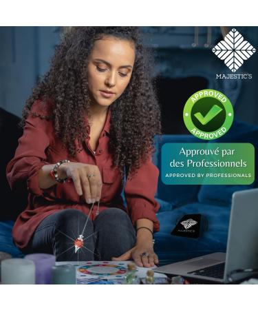 Buy Divinatory Pendulum Radiesthesia - Red Jasper | Enhance Intuition & Energy | Fast International Shipping - Buy Online on GoSupps.com