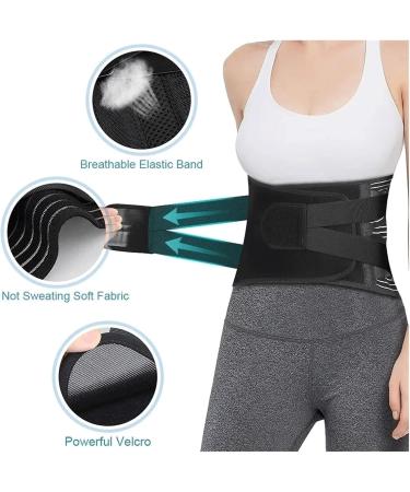 CSCDD Adjustable Back Lumbar Support Belt Pull Waist Orthopedic Brace Spine Relaxed Decompression Anti-Skid Breathable(Medium) B Medium - Buy Online on GoSupps.com