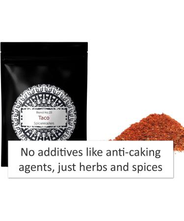 Taco Seasoning Mix 100g - Superior Hand Blended Premium Mix by Spice Masters - Authentic Made Simple Taco 100.00 g (Pack of 1) - Buy Online on GoSupps.com