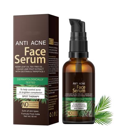 Spot Treatment - Acne Treatment - Face Serum for Women - Tea Tree Oil Serum Face - Dark Spot Correcting Glow Serum Remover for Face - Hydrating Face Serum - Fade Acne Mark 60ml