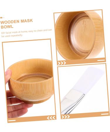 Beavorty Wooden Mask Bowl Set - Beauty Mixing Bowl & DIY Facial Mask Tools for Estheticians | Ideal for Clay & Mud Masks - Buy Online on GoSupps.com