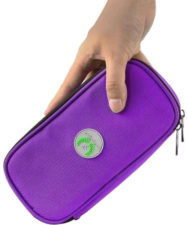 Youshares Insulin Cooling Bag - Portable Diabetic Cooler for Insulin Pens with 2 Ice Packs (Purple) | Ideal for Diabetes Medication Storage - Buy Online on GoSupps.com
