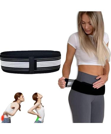 Halatua Lumbar Support Belt - Sciatica Relief Breathable Iliosacral Band for Men & Women Lower Back Support - Buy Online on GoSupps.com