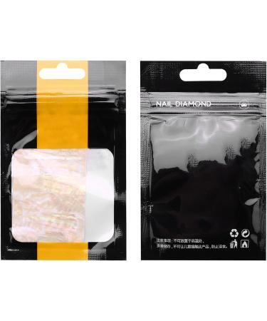 JAYU 5 Nail Art Sticker Adhesive Broken Shell Abalone Flakes 3D Tips Manicure Polish Diy Decal - Buy Online on GoSupps.com