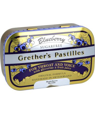 GRETHERS Myrtille (Blueberry) sans sucre 110 g - Buy Online on GoSupps.com