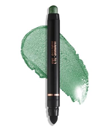 Erinde Crayon pour fard paupi res vert cr me paillet e longue dur e et imperm able haute pigment m tallique brillant pour les yeux #10 #10.