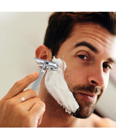 Manual Safety Razor - Durable Shaving Tool for Men | Double Edge Beard Trimmer & Facial Razor - Buy Online on GoSupps.com