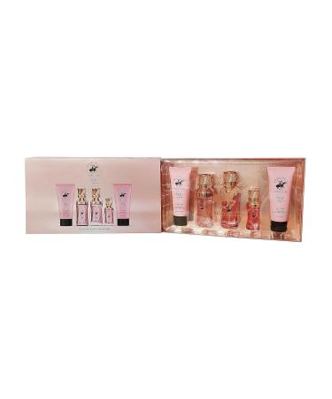 Beverly Hills Polo Club Bhpc Women's Sexy for her Exclusive 5 Piece Fragrance set With Eau de Parfum Body Lotion Body Mist Hair Wash and Travel Size EDP - Buy Online on GoSupps.com