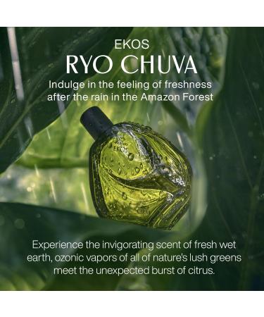 natura Ekos Ryo Chuva Eau de Toilette Aquatic Citrus Unisex Fragrance 75ml - Inspired by The Amazonian Rivers - Notes of Mandarin River & Rain Jasmine Sambac Rose Vetiver & Musk - Buy Online on GoSupps.com