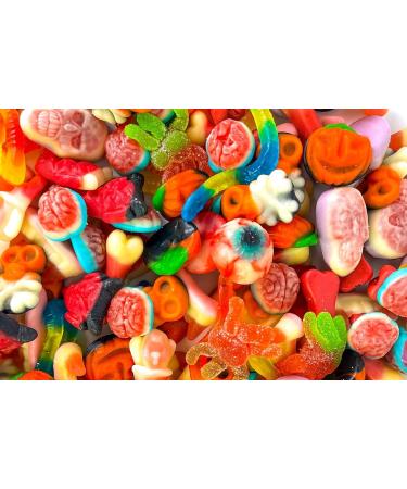 HAPPY HALLOWEEN | HORROR SCARY PICK N MIX Halloween Gummy Jelly Chocolate & Sweet Mix 01Kg GIFT BOX | Perfect for Halloween parties and trick or treat | VIMIX - Buy Online on GoSupps.com
