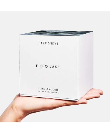 Lake & Skye Echo Lake Candle | Vegan Soy Candle | Floral & Woody | 100% Cruelty-Free | 50 Hour Burn Time | International Shipping - Buy Online on GoSupps.com