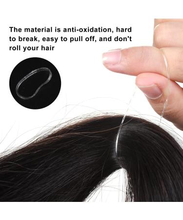 Molain Mini Hair Rubber Bands - Transparent Elastic Ponytail Holders for Toddlers Girls & Women - 1000 Pieces for Braid & Wedding Hairstyles - Buy Online on GoSupps.com