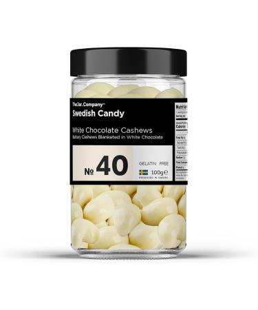 TheJar.Company - Swedish Candy - 40 - White Chocolate Cashews - Buy Online on GoSupps.com