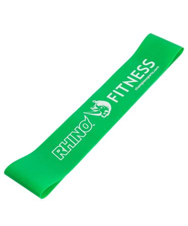 Champion Sports Stretch Loop Bands for Men and Women Light to Heavy Resistance - Durable Fitness Band for Strength Training Stretching Rehabilitation - Premium Home Workout Equipment GREEN