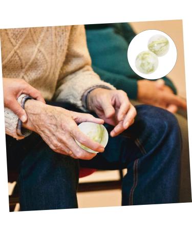 Fomiyes Jade Massage Balls - Acupressure & Meditation Exercise Gifts | Baoding Balls with Bell for Gymnastics & Hand Training - Buy Online on GoSupps.com