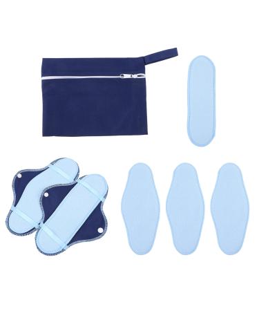 DOITOOL Womens Panties Womens Suits 8pcs Sanitary Napkins Reusable Sanitary Pads Washable Cloth Menstrual Pads Panty Liners Heavy with Storage Bag for Women Maternity Pads Postpartum Women Panties