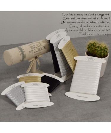 Designers-Factory Satin Bias Tape - Double Fold Satin Binding for Sewing - 10.93 Yards Gold - Buy Online on GoSupps.com