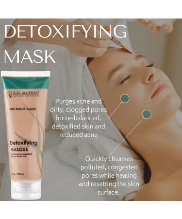 RD Alchemy 100% Natural Detoxifying Masque - Organic Pore Cleansing Clay Mask for Acne & Blackhead Removal - Buy Online on GoSupps.com