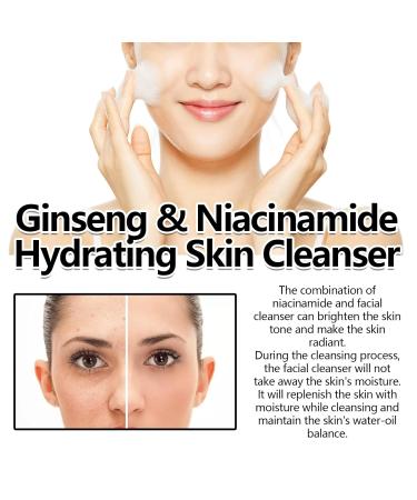 OLLZPJFPK Ginseng Facial Cleanser Gentle Cleansing Facial Impurities Foam Delicate Rich Moisturizing Easy To Rinse - Buy Online on GoSupps.com