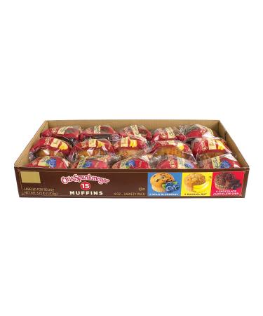 Otis Spunkmeyer Muffin Variety Pack - 15 Pack of 4 oz Delicious Treats - Buy Online on GoSupps.com