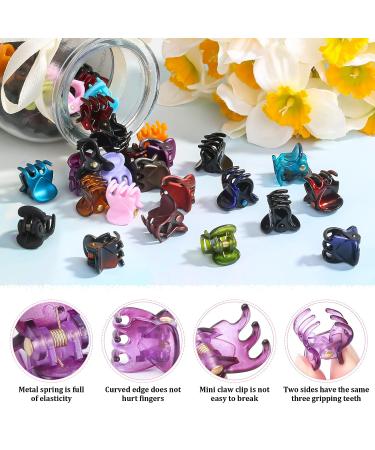 Sublaga 72 Pcs Mini Hair Claw Clips | Small Non Slip Plastic Jaw Clips for Girls and Women - Buy Online on GoSupps.com