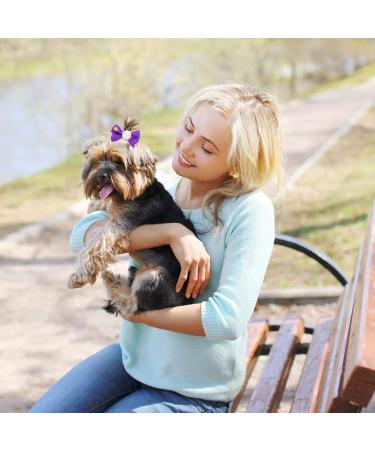 Berkelen 50-Piece Dog Hair Accessories Set Rubber Band Loops & Arches for Long-Haired Pets Perfect for Dogs & Cats - Buy Online on GoSupps.com
