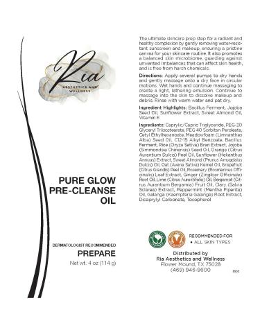 Pure Glow Pre-Cleanse Oil - Deep Cleanse & Nourish for Radiant Skin | Fast International Shipping - Buy Online on GoSupps.com
