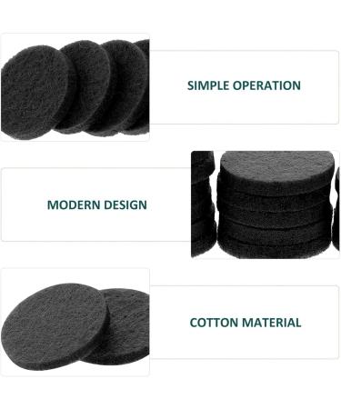 COHEALI 100pcs Black Aroma Refill Diffuser Pads - Essential Oil Cotton Replacement for Aromatherapy - Buy Online on GoSupps.com