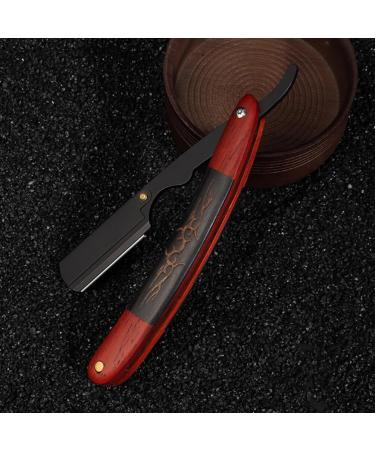 Premium Stainless Steel Men's Razor with Ebony Holder | Minkissy Shaving Accessories - Buy Online on GoSupps.com